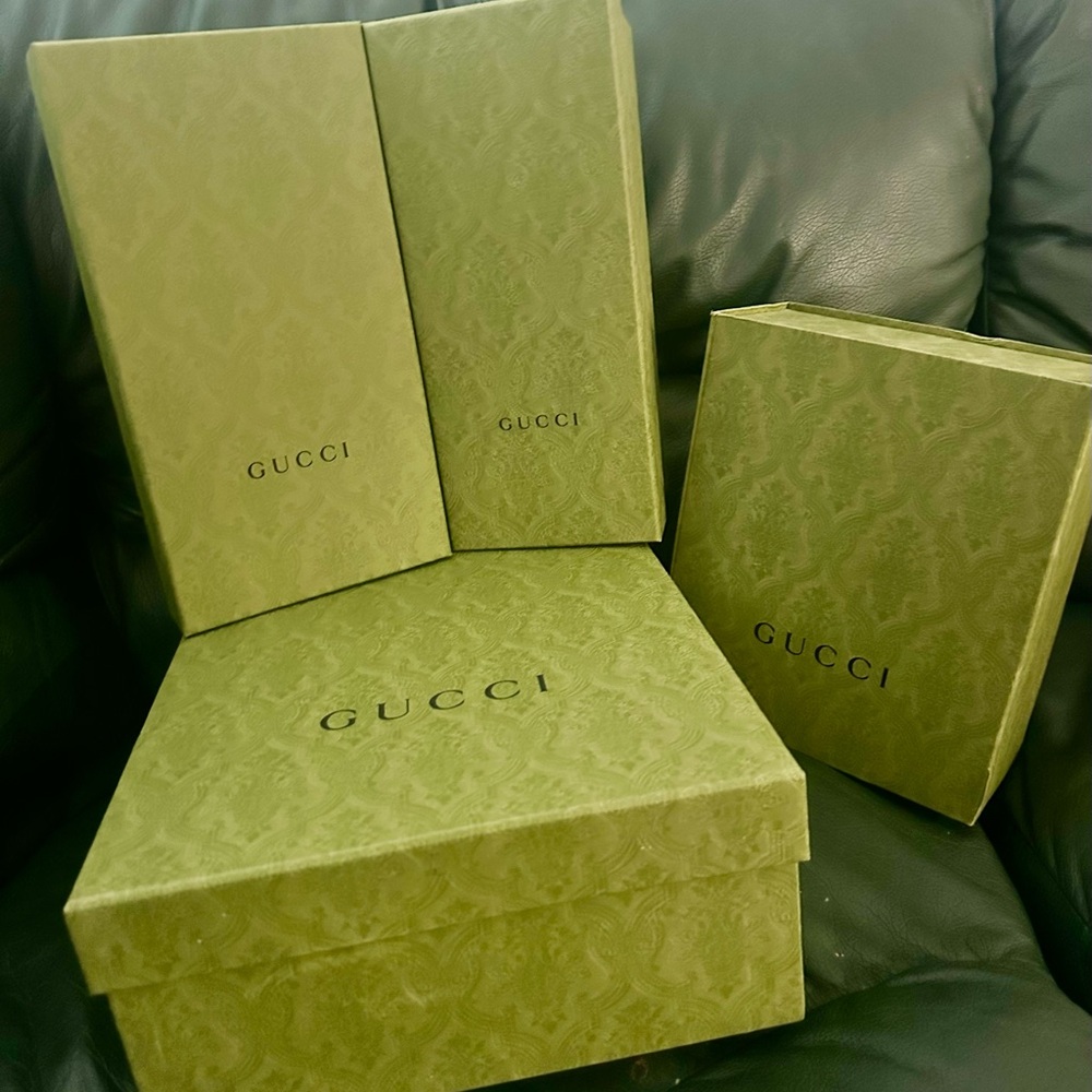 Gucci Olive Green Box Collection